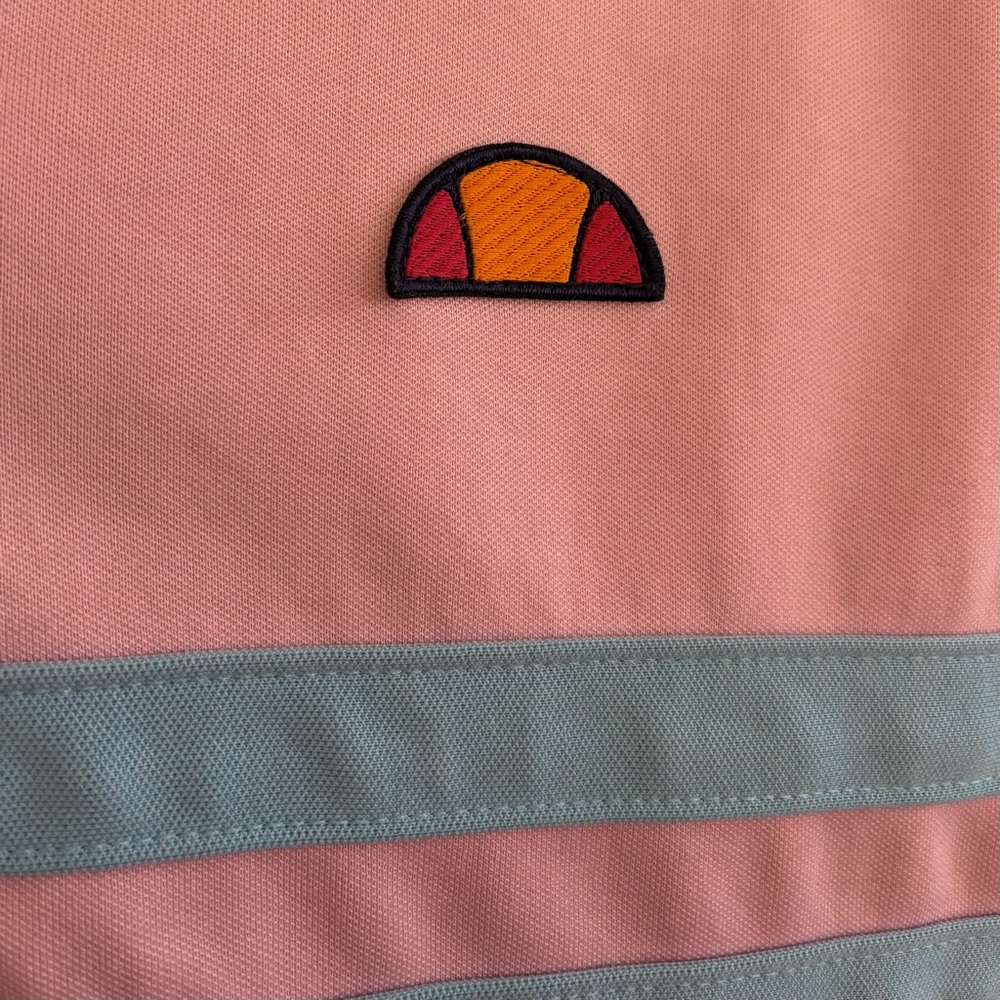 ❌SOLD❌ Ellesse Rimini Track Jacket in Light Pink/Light Blue Model SHA00892, SZ M - Picture 4 of 11